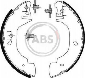 Тормозные колодки зад. Transit T12 91-00 Ford Transit A.B.S. 8940