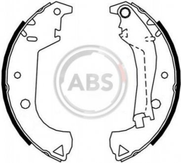 Гальмівні колодки зад. Doblo 01-05 (бараб.) Fiat Panda, Lancia Musa, Fiat Grande Punto, Punto, 500 A.B.S. 9119