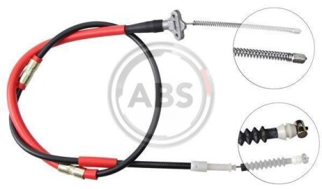 Трос ручного гальма TOYOTA COROLLA (ABS) A.B.S. k12778