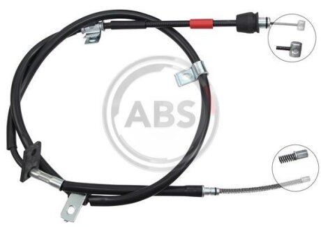 Трос ручного гальма HYUNDAI Elantra/Lantra (00-06) (ABS) A.B.S. k19127