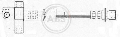 Тормозной шланг Transit/P100 Sierra 85-01 Ford Transit, Land Rover Freelander A.B.S. sl3693