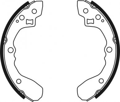 Гальмівні колодки, барабанні Mazda 626, KIA Rio ABE c00313ABE