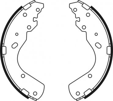 Гальмівні колодки, барабанні ABE c03044ABE