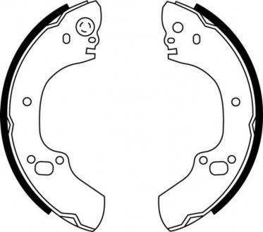 Гальмівні колодки, барабанні ABE c0X019ABE