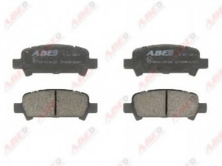 Купить Тормозные колодки дисковые Subaru Impreza, Forester, Legacy, Outback ABE c27002ABE (фото1) подбор по VIN коду, цена 517 грн.