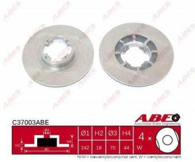 Гальмівний диск ABE c37003ABE