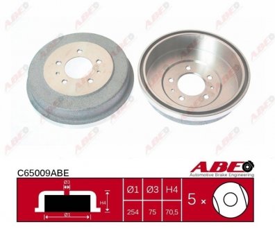 Гальмівний барабан ABE c65009ABE