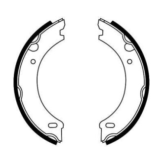 Гальмівна колодка VOLVO 740, 760, 780, 940, 940 II, 960, 960 II, S90 I, V90 I 2.0-2.9 08.81-12.98 ABE crv003abe