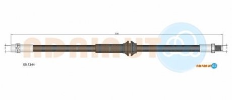 BMW Шланг тормозной лев/прав 1 Купе M 3.0 11-12 ADRIAUTO 05.1244