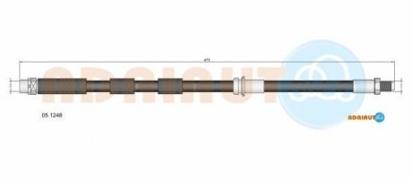 BMW Гальмівний шланг передній. 3/E90 05- BMW E90, E91, E92 ADRIAUTO 05.1248