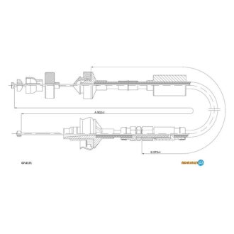 Тросик ADRIAUTO 07.0171