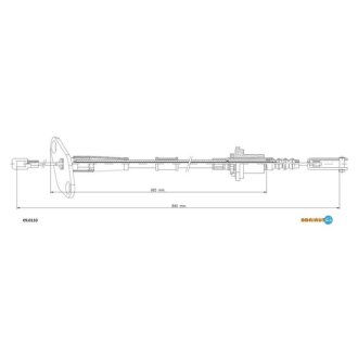 Трос сцепления ADRIAUTO 09.0110