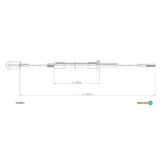 Трос сцепления ADRIAUTO 11.0105.1