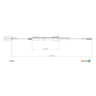 Трос сцепления ADRIAUTO 11.0105.1