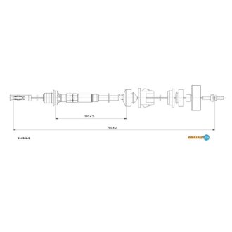 Трос сцепления ADRIAUTO 11.0112.1