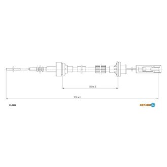 Тросик Fiat Tipo ADRIAUTO 11.0176