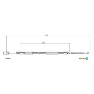 Трос ручного гальма ADRIAUTO 11.0209.1