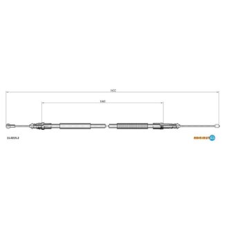 Трос ручного гальма ADRIAUTO 11.0215.2
