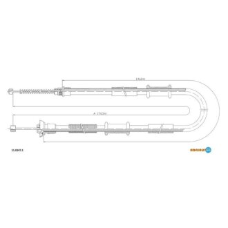Трос ручного гальма ADRIAUTO 11.0247.1