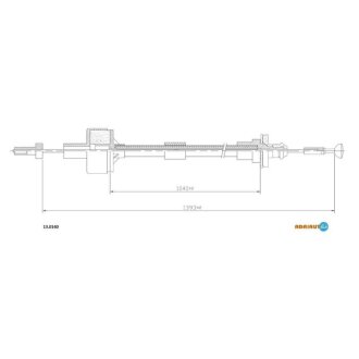 Трос сцепления ADRIAUTO 13.0140