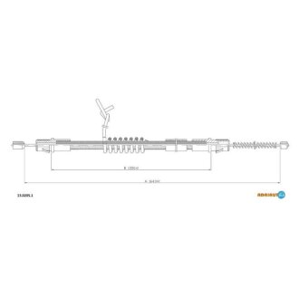 Трос ручного гальма ADRIAUTO 13.0205.1