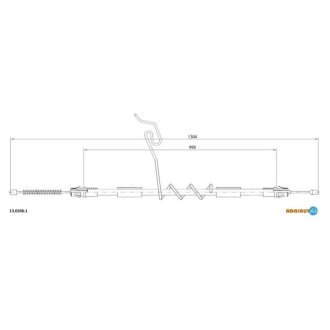 Трос ручного гальма ADRIAUTO 13.0206.1