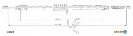 Тросик ADRIAUTO 13.0210.1