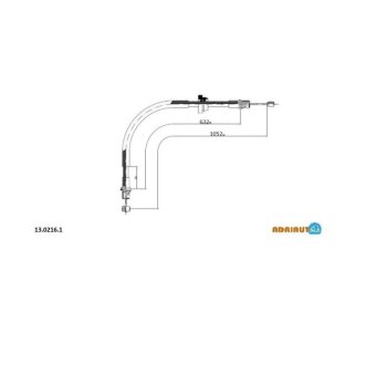 Трос ручного гальма ADRIAUTO 13.0216.1
