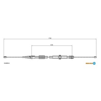 Трос ручного гальма Ford Mondeo ADRIAUTO 13.0222.1