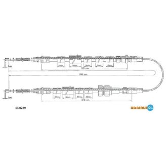 Тросик ADRIAUTO 13.0229