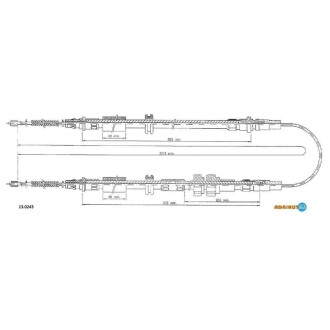 Тросик ADRIAUTO 13.0243