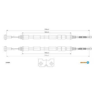 Трос ручного тормоза ADRIAUTO 13.0294