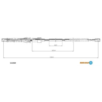Трос акселератора ADRIAUTO 13.0369