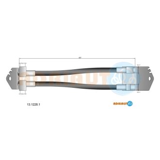 FORD шланг гальмівний задн. внут. (лів/прав) Transit 00- ADRIAUTO 13.1228.1