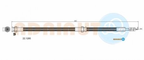 MAZDA Шланг тормозной передний.626 -02 Mazda Xedos 6, 626 ADRIAUTO 22.1285