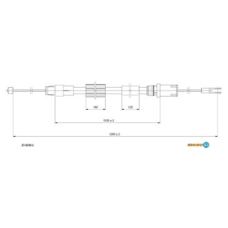 Трос ручного гальма ADRIAUTO 27.0230.1