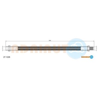 DB Шланг гальмівний пер. W140/202/203/210 ADRIAUTO 27.1226