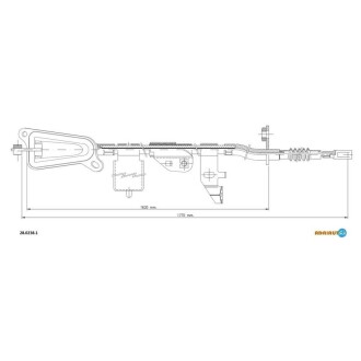 Трос ручного тормоза Nissan Primera ADRIAUTO 28.0238.1