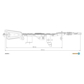 Трос ручного тормоза ADRIAUTO 28.0239.1