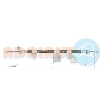 Трос ручного гальма ADRIAUTO 28.0247.1
