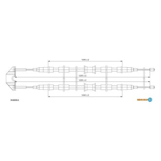 Трос ручного гальма ADRIAUTO 33.0210.1