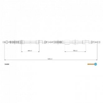 Тросик ADRIAUTO 33.0290