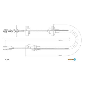 Трос сцепления ADRIAUTO 35.0105
