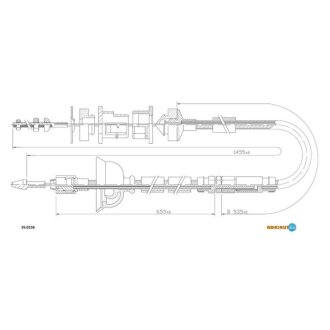 Трос зчеплення ADRIAUTO 35.0136
