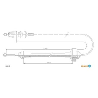 Трос сцепления ADRIAUTO 41.0168