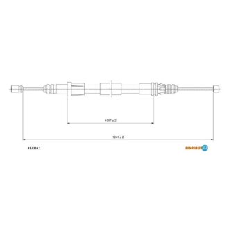 Тросик ADRIAUTO 41.0210.1