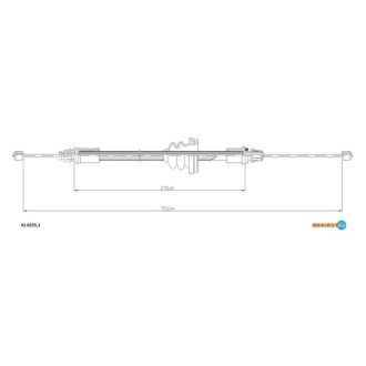 Трос ручного гальма ADRIAUTO 41.0235.1