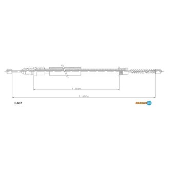 Трос ручного гальма ADRIAUTO 41.0237