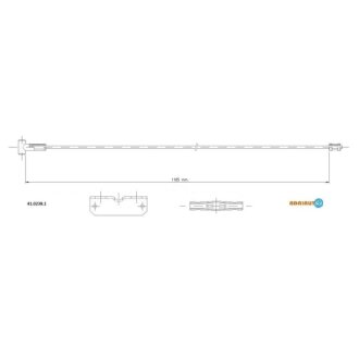 Трос ручного гальма ADRIAUTO 41.0238.1