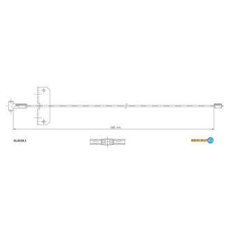 Трос ручного гальма ADRIAUTO 41.0239.1